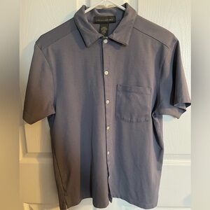 Banana Republic Men's Gray Casual Button Down Shirt